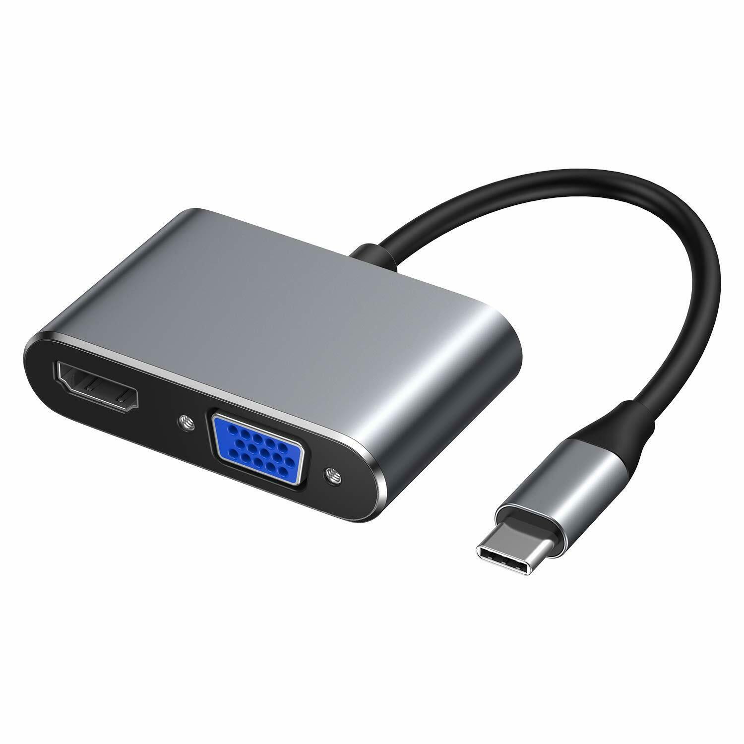 10 / 2IN1 USB C-HDMI ȣȯ VGA ,  C-VGA HDMI ȣȯ  HDMI ȣȯ 4K